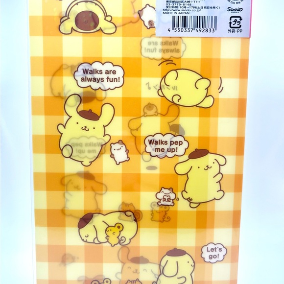 Pompompurin Glittery Ticket Holder - Picture 3 of 3